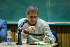 حسن حضرتی در نشست تاریخنگاری سیدجعفر مرتضی عاملی
