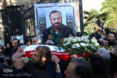 مراسم تشییع پیکر مرحوم «موسوی قهار» مداح و مناجات خوان پیشکسوت