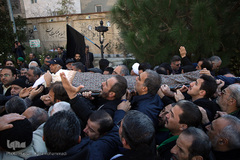 مراسم تشییع پیکر مرحوم «موسوی قهار» مداح و مناجات خوان پیشکسوت