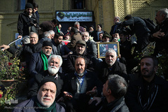 مراسم تشییع پیکر مرحوم «موسوی قهار» مداح و مناجات خوان پیشکسوت