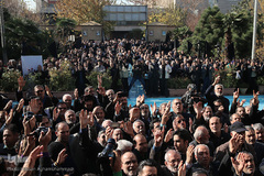 مراسم تشییع پیکر مرحوم «موسوی قهار» مداح و مناجات خوان پیشکسوت