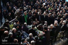 مراسم تشییع پیکر مرحوم «موسوی قهار» مداح و مناجات خوان پیشکسوت