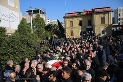 مراسم تشییع پیکر مرحوم «موسوی قهار» مداح و مناجات خوان پیشکسوت