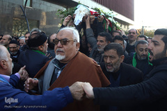 مراسم تشییع پیکر مرحوم «موسوی قهار» مداح و مناجات خوان پیشکسوت