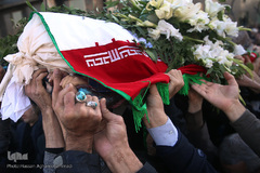 مراسم تشییع پیکر مرحوم «موسوی قهار» مداح و مناجات خوان پیشکسوت