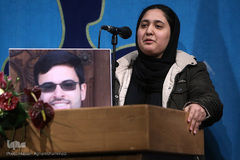 همسر جهادگر شهید حسین علیمرادی، مؤسس خیریه دانشجویی «دست یاری به دشتیاری»