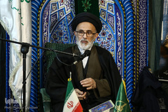 حجت الاسلام سیدمهدی حسین‌زاده، دبیرکل بنیاد قرآن در مراسم حسینیه قرآن و عترت بنیاد قرآن