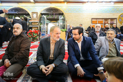 عباس سلیمی در مراسم ختم مرحوم موسوی قهار