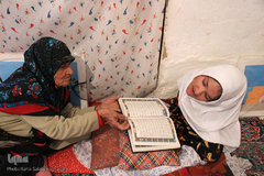 قلم بر لب، نقش زندگی می‌زند/ بیرجند