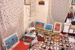 قلم بر لب، نقش زندگی می‌زند/ بیرجند