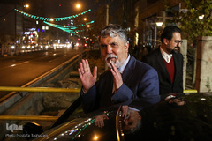 حضور سیدعباس صالحی، وزیر فرهنگ و ارشاد اسلامی در نمایشگاه آثار  جشنواره ملی هنری «همام»