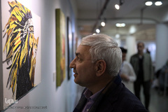 بازدید ابوالحسن ریاضی، مدیرعامل موسسه همشهری از نمایشگاه آثار برگزیده جشنواره ملی و هنری «همام»