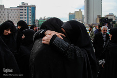 مراسم تشییع پیکر آیت‌الله سیدمحمدمهدی خلخالی در مشهد مقدس