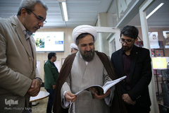 بازدید حجت‌الاسلام والمسلمین یوسفی مقدم، رئیس پژوهشکده فرهنگ و معارف قرآن کریم از ایکنا