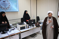 بازدید حجت‌الاسلام والمسلمین یوسفی مقدم، رئیس پژوهشکده فرهنگ و معارف قرآن کریم از ایکنا