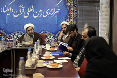 بازدید حجت‌الاسلام والمسلمین یوسفی مقدم، رئیس پژوهشکده فرهنگ و معارف قرآن کریم از ایکنا