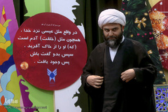 حجت الاسلام و المسلمین محمد قمی، رییس سازمان تبلیغات اسلامی در جشن میلاد حضرت مسیح(ع) در دانشگاه آزاد اسلامی