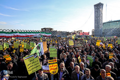 مراسم گرامیداشت دهمین سالگرد حماسه ۹ دی