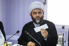 حجت‌الاسلام محمد قمی، رئیس سازمان تبلیغات اسلامی در چهل و هفتمین جلسه شورای توسعه فرهنگ قرآنی