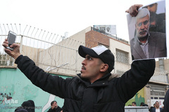 اجتماع مردم قم در پی شهادت حاج قاسم سلیمانی