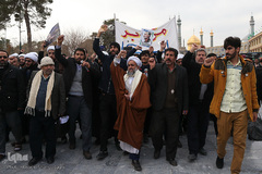 اجتماع مردم قم در پی شهادت حاج قاسم سلیمانی