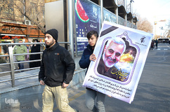 راهپیمایی مردم تبریز در پی شهادت سردار سپهبد شهید قاسم سلیمانی