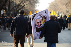 راهپیمایی مردم تبریز در پی شهادت سردار سپهبد شهید قاسم سلیمانی