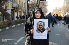 راهپیمایی مردم تبریز در پی شهادت سردار سپهبد شهید قاسم سلیمانی