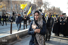 راهپیمایی مردم تبریز در پی شهادت سردار سپهبد شهید قاسم سلیمانی