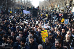 راهپیمایی مردم تبریز در پی شهادت سردار سپهبد شهید قاسم سلیمانی