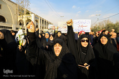 راهپیمایی استکبار ستیزی مردم تهران پس از نماز جمعه