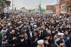 سوگواری شهادت سپهبد حاج قاسم سلیمانی در سراسر ایران