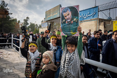 سوگواری شهادت سپهبد حاج قاسم سلیمانی در سراسر ایران