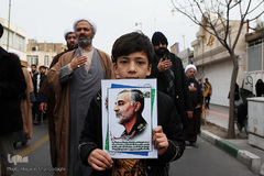 سوگواری شهادت سپهبد حاج قاسم سلیمانی در سراسر ایران