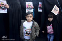 سوگواری شهادت سپهبد حاج قاسم سلیمانی در سراسر ایران