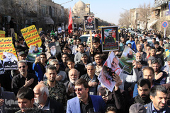 سوگواری شهادت سپهبد حاج قاسم سلیمانی در سراسر ایران