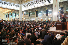 مراسم بزرگداشت شهادت سردار سلیمانی در حرم حضرت معصومه(س)