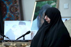 حضور رئیس جمهور در منزل سردار شهید سپهبد حاج قاسم سلیمانی