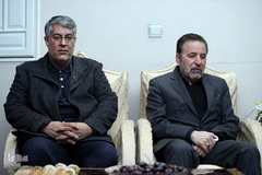 حضور رئیس جمهور در منزل سردار شهید سپهبد حاج قاسم سلیمانی