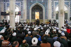 تجمع حوزویان و علما در پی شهادت سردار قاسم سلیمانی