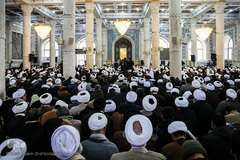 تجمع حوزویان و علما در پی شهادت سردار قاسم سلیمانی