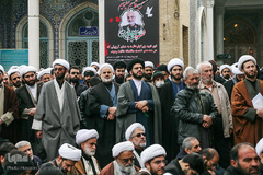 تجمع حوزویان و علما در پی شهادت سردار قاسم سلیمانی