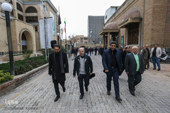 مراسم تجدید عهد هنرمندان با سردار آسمانی