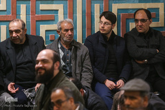 مراسم تجدید عهد هنرمندان با سردار آسمانی