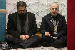 مراسم تجدید عهد هنرمندان با سردار آسمانی