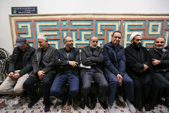 مراسم تجدید عهد هنرمندان با سردار آسمانی