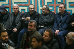 مراسم تجدید عهد هنرمندان با سردار آسمانی