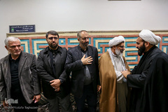 مراسم تجدید عهد هنرمندان با سردار آسمانی