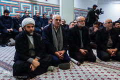 مراسم تجدید عهد هنرمندان با سردار آسمانی