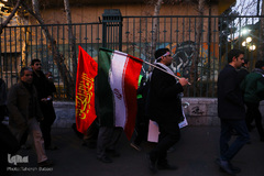 مراسم تشیع پیکر شهید سپهبد حاج قاسم سلیمانی در دانشگاه تهران